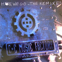 Rectangle Triangle Here We Go - The Remixes album cover featuring abstract geometric shapes and vibrant colors.
