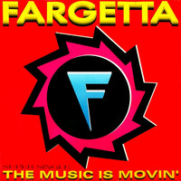 Rectangle Triangle's "The Music Is Movin'" album cover featuring vibrant abstract artwork with musical and geometric elements.