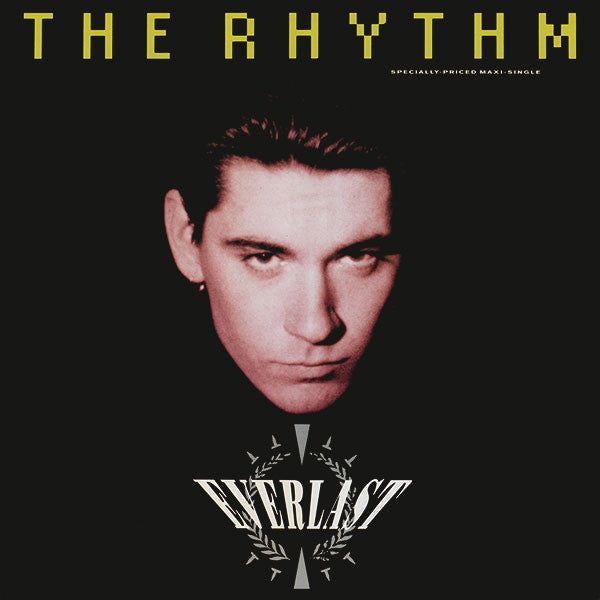 Rectangle Triangle The Rhythm Pass It On album cover featuring abstract geometric shapes in vibrant colors.