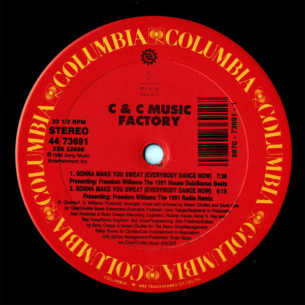 Gonna Make You Sweat (Everybody Dance Now) (1991 Remix) C + C Music Factory,Freedom Williams