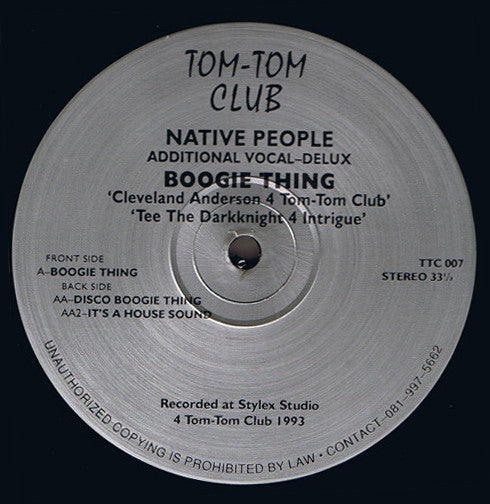 Boogie Thing Native People