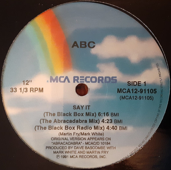 Say It / Love Thing ABC,Kristine Morrell