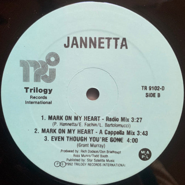 Mark On My Heart Jannetta