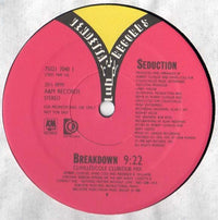 Seduction - Breakdown, 12" vinyl, on Vendetta Records (1990)