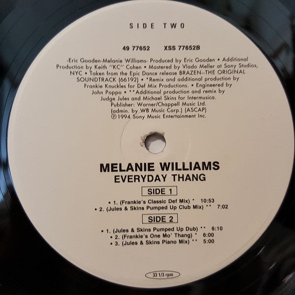 Everyday Thang Melanie Williams