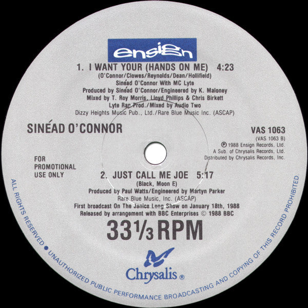 I Want Your (Hands On Me) Sinéad O'Connor,MC Lyte