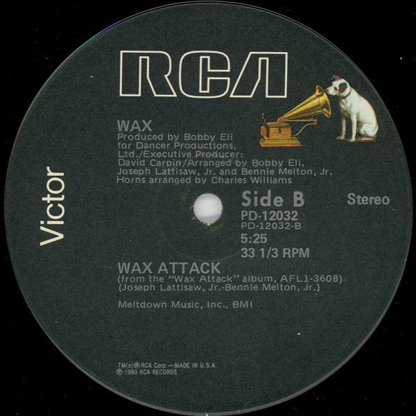 Rock Stomp (We Gotta Party) / Wax Attack Wax (8)
