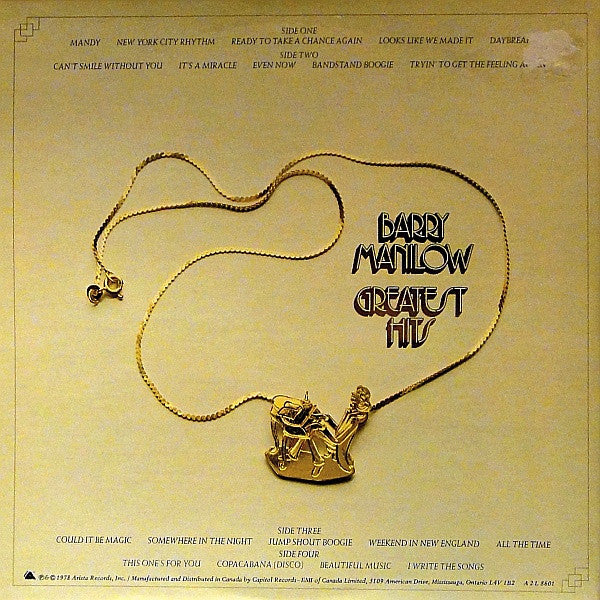 Greatest Hits Barry Manilow