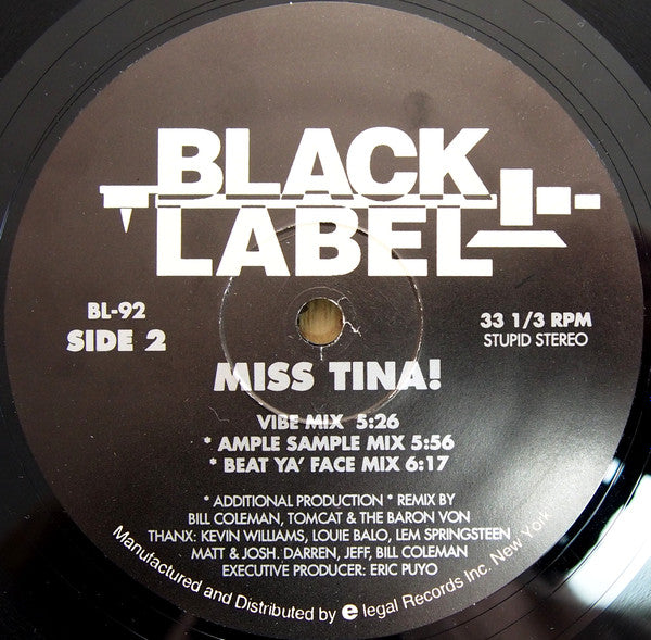Miss Tina! Miss Tina!