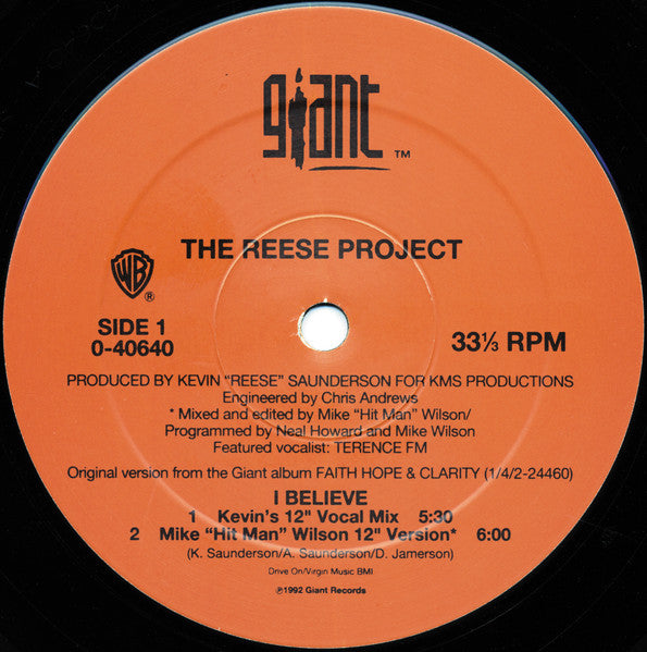 I Believe The Reese Project