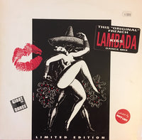 Rectangle Triangle Lambada dance mix album cover featuring vibrant artwork and the title "The Original French Kiss Dance Mix."