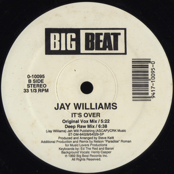 It's Over Jay Williams