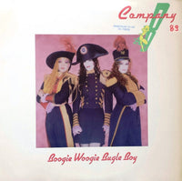 Rectangle Triangle Boogie Woogie Bugle Boy music album cover featuring a vintage military band poster.