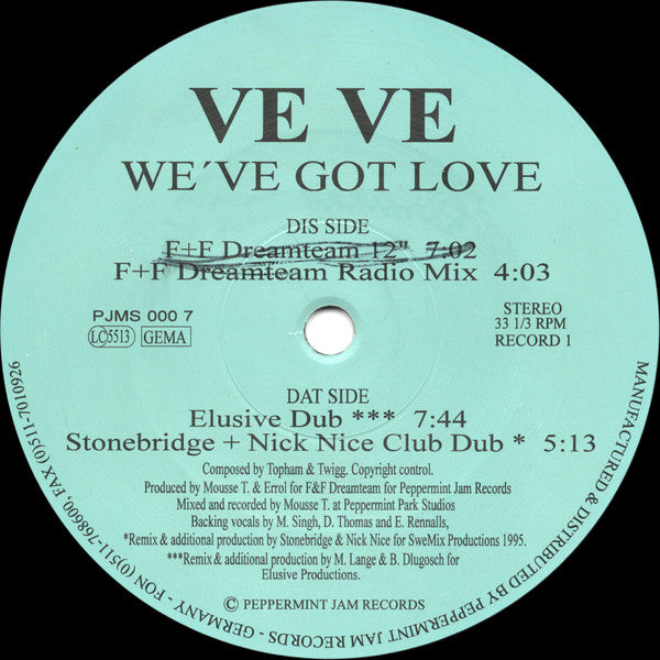 We've Got Love Ve Ve