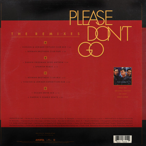 Please Don't Go (Remixes) No Mercy