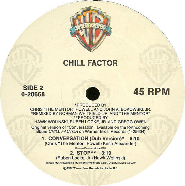 Conversation Chill Factor (5)