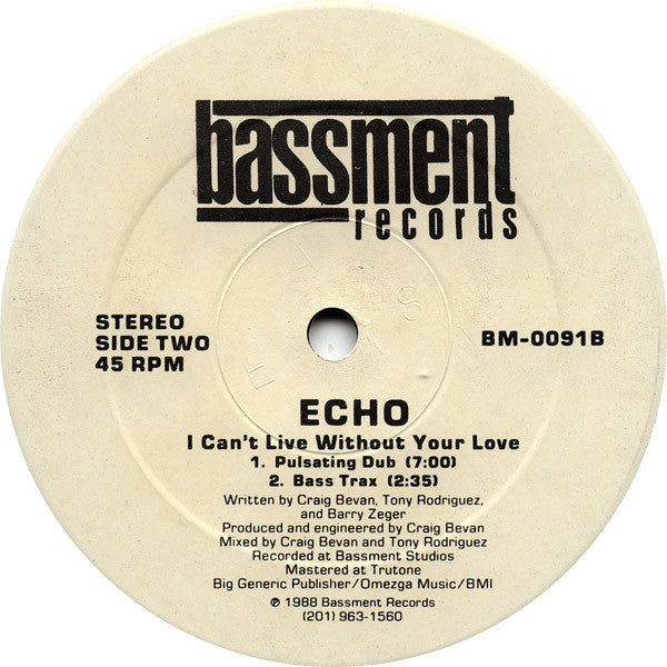 I Can't Live Without Your Love Echo (5)