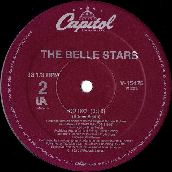 Iko Iko The Belle Stars