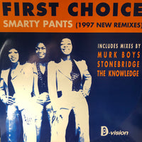 Rectangle Triangle Smarty Pants (1997 New Remixes) album cover featuring vibrant abstract artwork and bold typography.