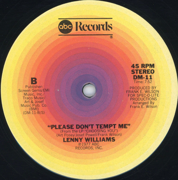 Choosing You Lenny Williams