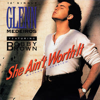 Rectangle Triangle She Ain't Worth It extended version album cover art featuring bold typography and vibrant colors.