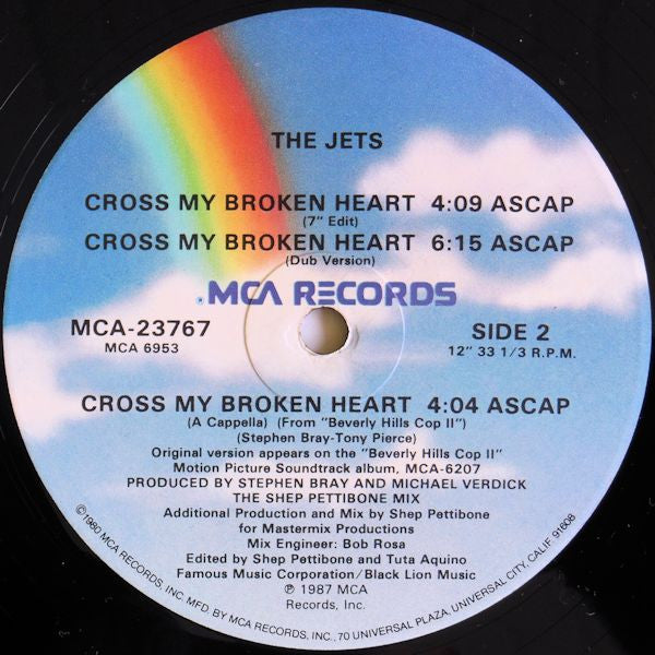Cross My Broken Heart The Jets