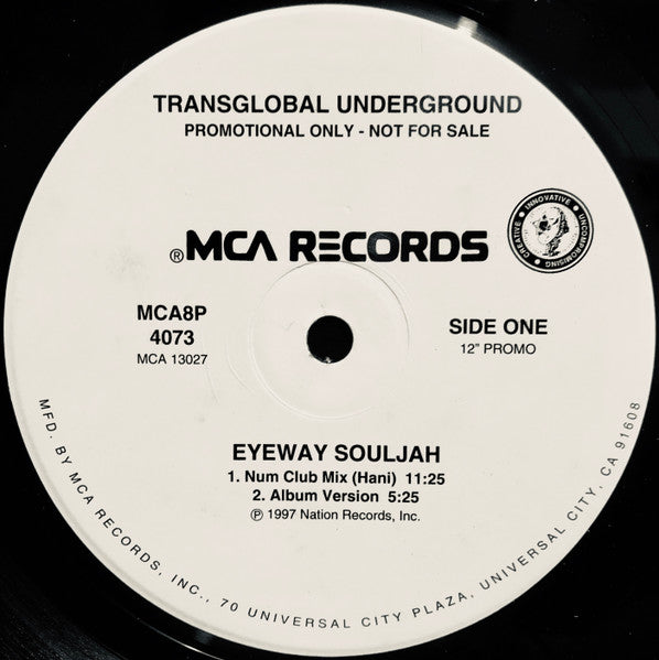 Eyeway Souljah Transglobal Underground