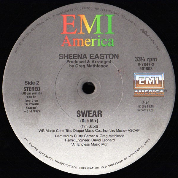 Swear Sheena Easton