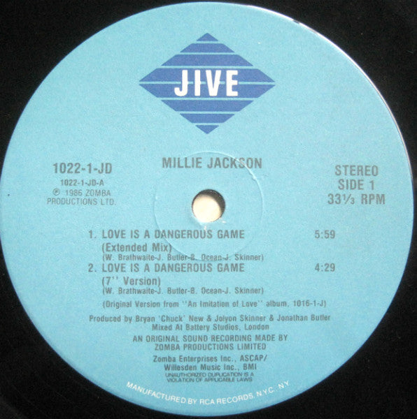 Love Is A Dangerous Game Millie Jackson