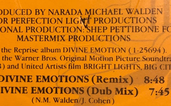 Divine Emotions Narada Michael Walden