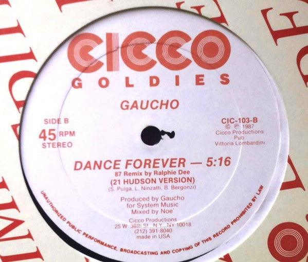 Dance Forever (87 Remix By Ralphie Dee)