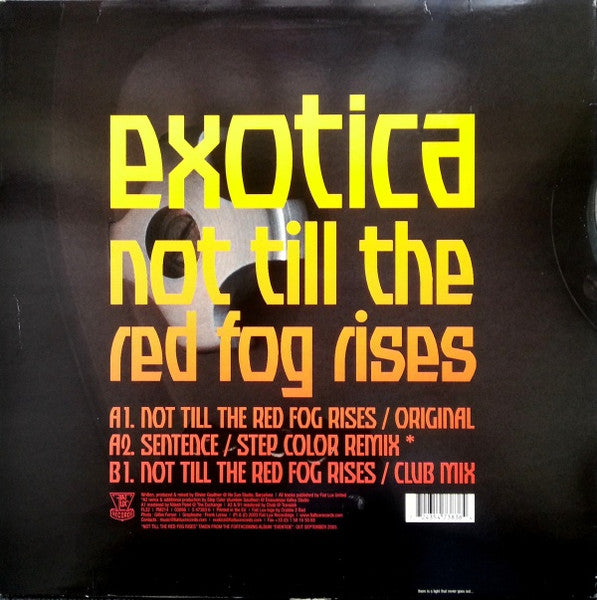 Not Till The Red Fog Rises Exotica
