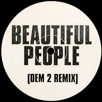 Rectangle Triangle Beautiful People Dem 2 Remix album cover art featuring vibrant abstract geometric shapes and bold typography.