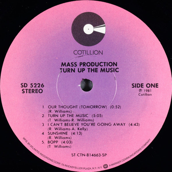 Turn Up The Music 2 Mass Production
