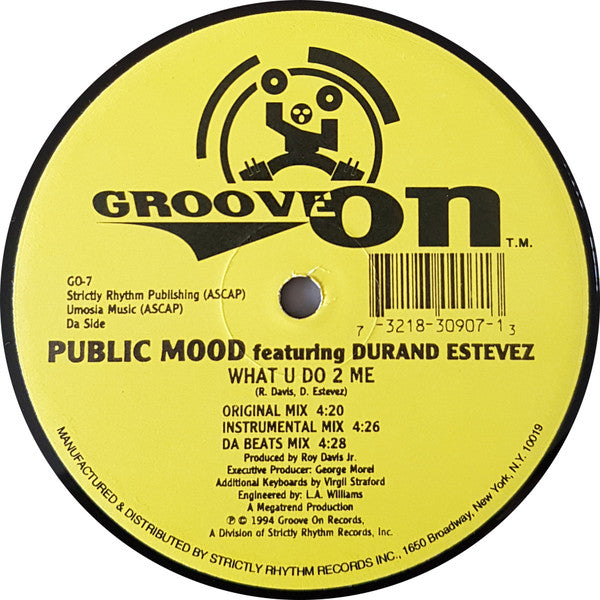 What U Do 2 Me Public Mood,Duran Estevez