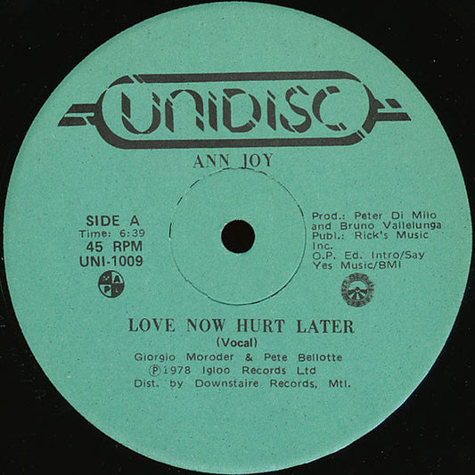 Love Now Hurt Later