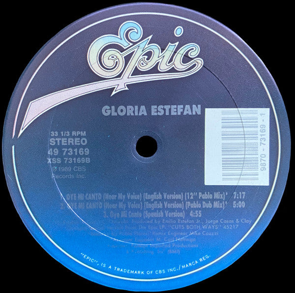 Oye Mi Canto (Hear My Voice) Gloria Estefan