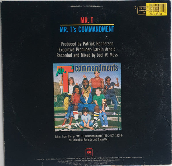 Mr. T's Commandment Mr. T (2)