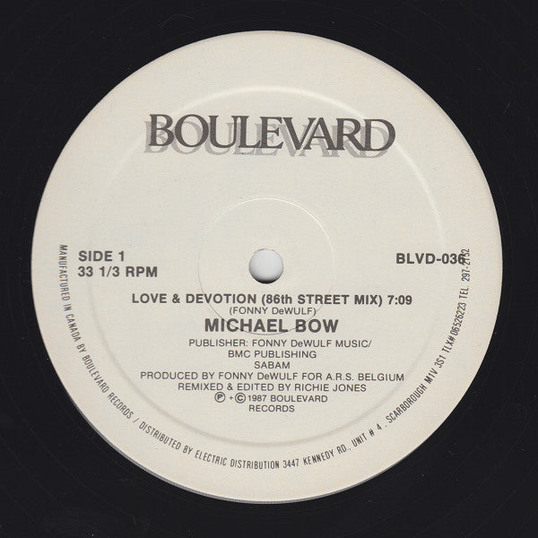 Love & Devotion Michael Bow