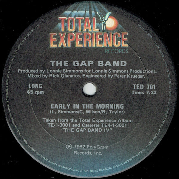 Early In The Morning The Gap Band