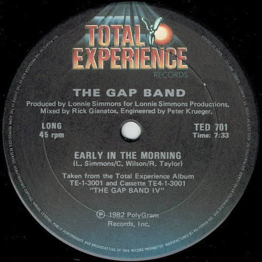 The Gap Band - Early In The Morning