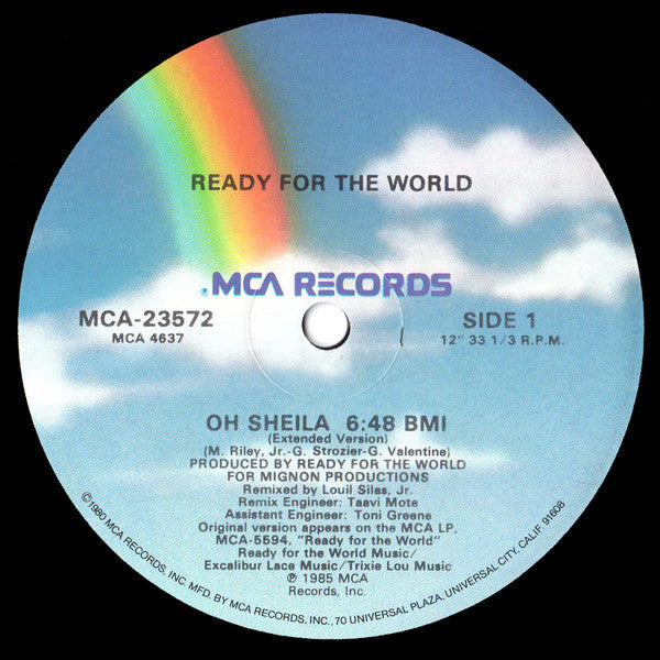 Oh Sheila Ready For The World