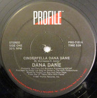 Rectangle Triangle Cinderfella Dana Dane album cover art featuring bold typography and vibrant colors.