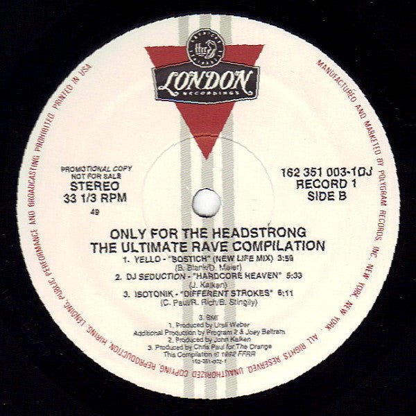 Only For The Headstrong: The Ultimate Rave Compilation | Rectangle Triangle