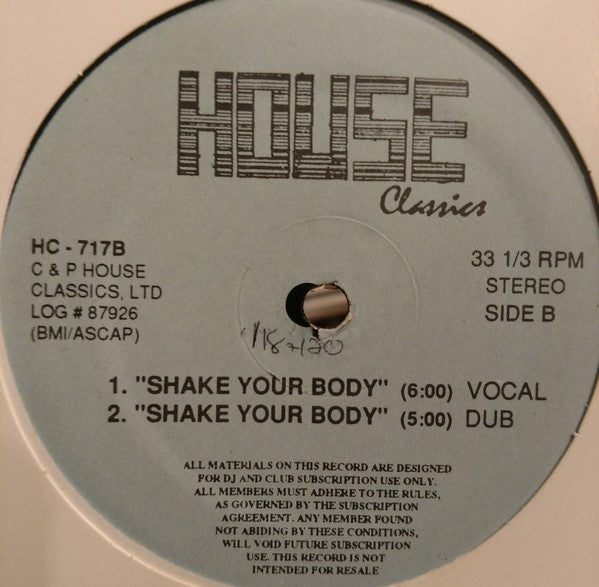 Without You / You Used To Hold Me / Shake Your Body | Rectangle Triangle  