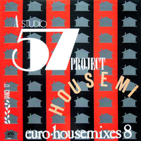 Rectangle Triangle Studio 57 Project Euro-Housemixes 8 music album cover featuring colorful abstract geometric design.