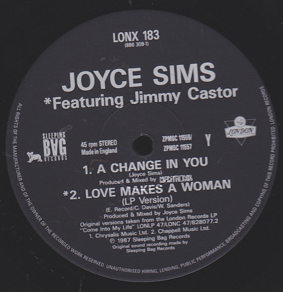 Love Makes A Woman Joyce Sims