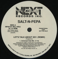 Salt 'N' Pepa - Let's Talk About Sex (Remix), 12" vinyl, on Next Plateau Records Inc. (1991)