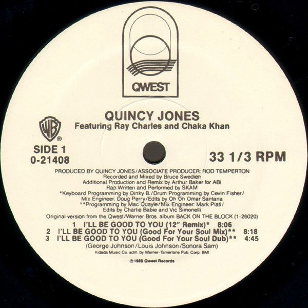 I'll Be Good To You Quincy Jones,Ray Charles,Chaka Khan