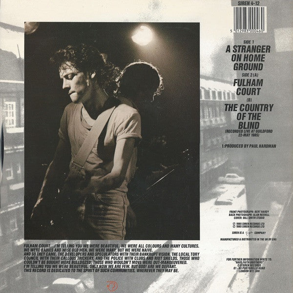 A Stranger On Home Ground Faith Brothers